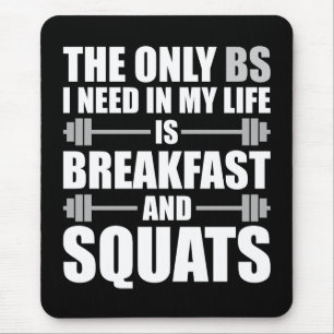 Frukosten och torgrafik - Booybuilding Workout Musmatta