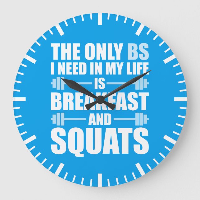 Frukosten och torgrafik - Booybuilding Workout Stor Klocka (Framsida)