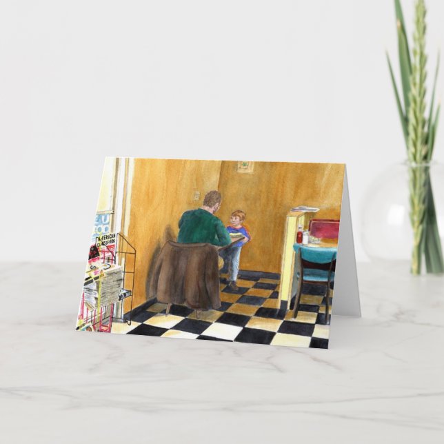 Frukosten på Duffys hälsningskort Kort (Framsida)