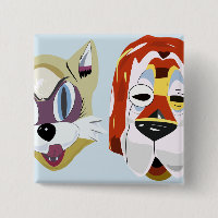 Frukosten på Tiffany's Mask Buttons