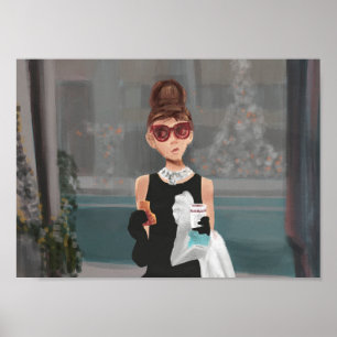 frukosten på tiffany's poster