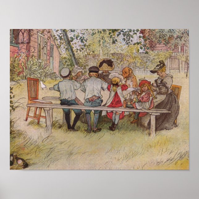 Frukosten under Big Birch Poster (Framsidan)