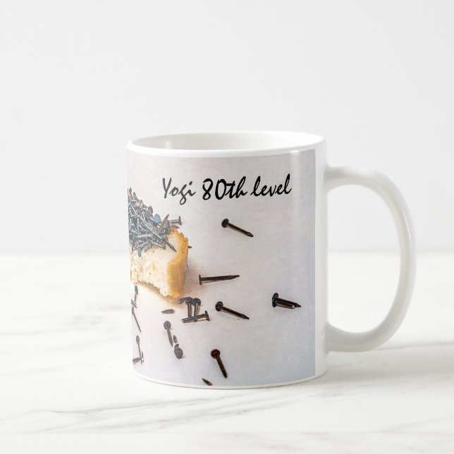 Frukosten vid yoga-skolan kaffemugg (Höger)