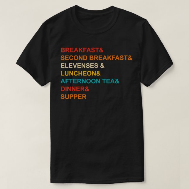 Frukostens andra frukost-höjder, Vintage offert T Shirt (Design framsida)