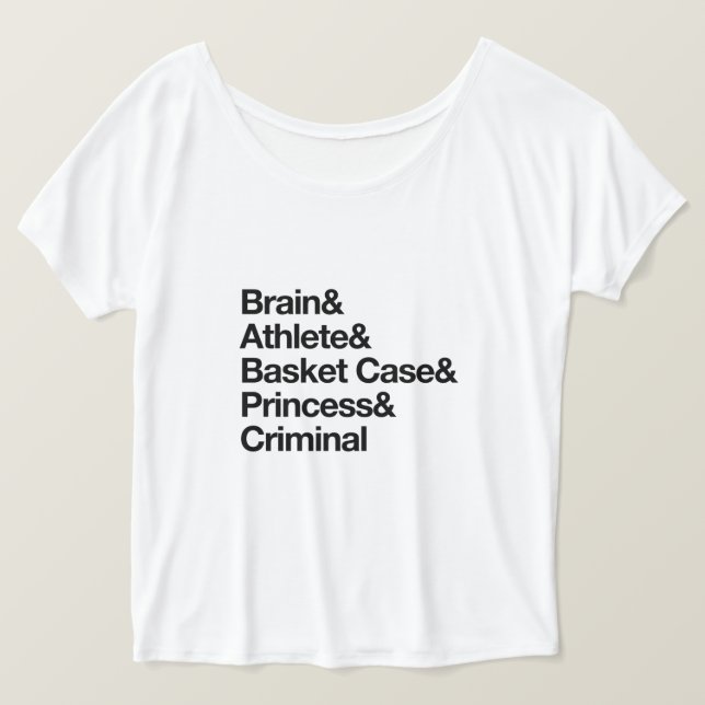 Frukostera klubbet-teckenutslagsplatsen, tee shirt (Design framsida)