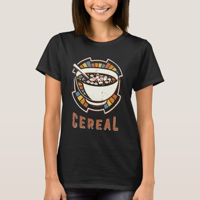 Frukostflingor Vintage Klassisk Retro Kärlek T Shirt (Framsida)