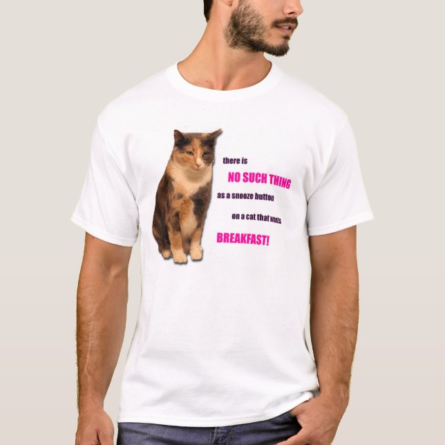 FrukostkattT-tröja T-shirt (Framsida)