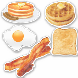 Frukostklistermärkear Klistermärken
