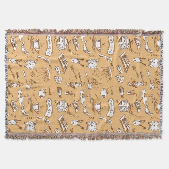 Frukostmönster 2 mysfilt (Framsidan)