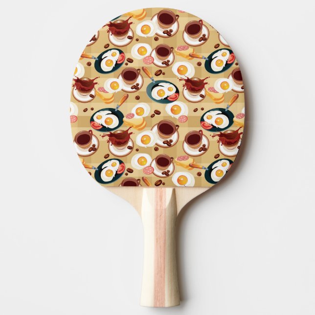 Frukostmönster 3 pingisracket (Framsidan)