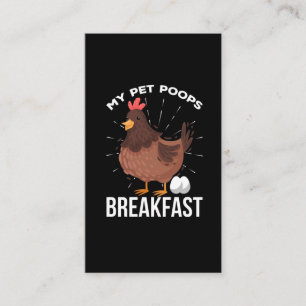 Frukostodlare i Humor Visitkort