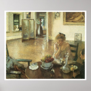 Frukostrummet, Edmund 1903 Charles Tarbell Poster