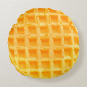 Frukostsam formgivning rund kudde