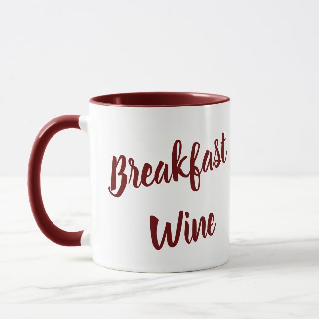Frukostsam Vin-Novelty Mugg (Vänster)