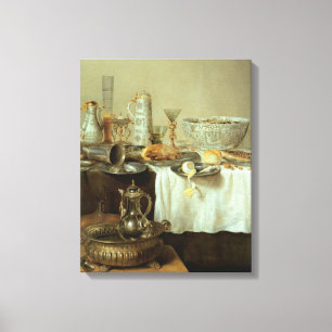 Frukoststilleben, 1638 canvastryck