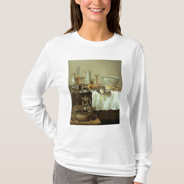 Frukoststilleben, 1638 tee shirt (Framsida)