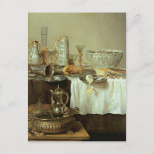 Frukoststilleben, 1638 vykort