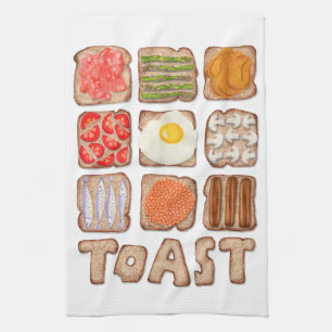 Frukosttorn Kökshandduk