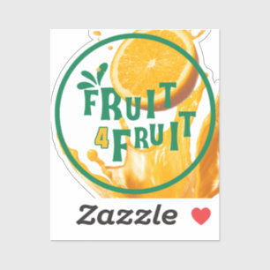 Frukt 4 klistermärken