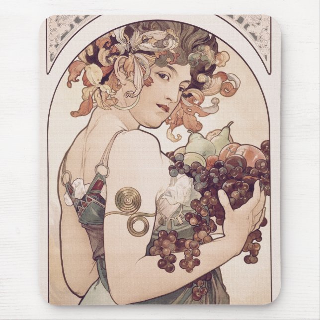 Frukt av Alphonse Mucha Musmatta (Framsidan)
