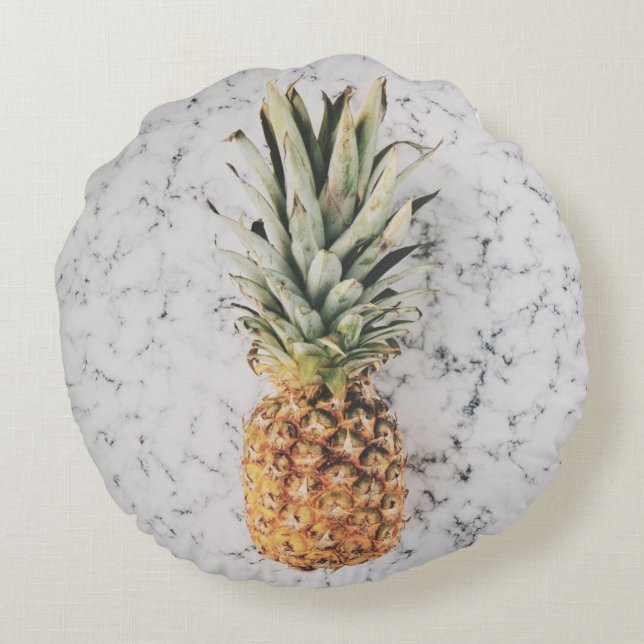 Frukt av ananas rund kudde (Baksidan)