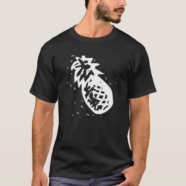 Frukt av ananas t shirt (Framsida)