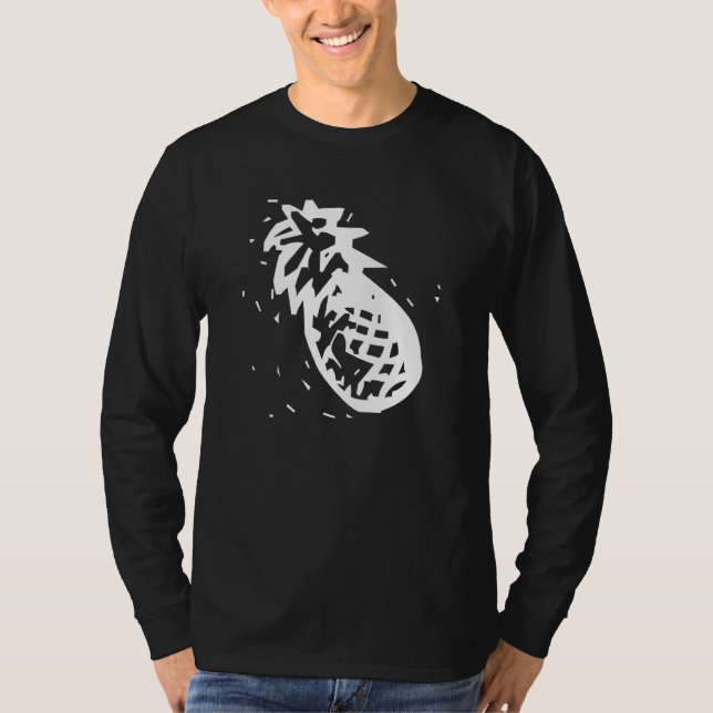 Frukt av ananas t shirt (Framsida)