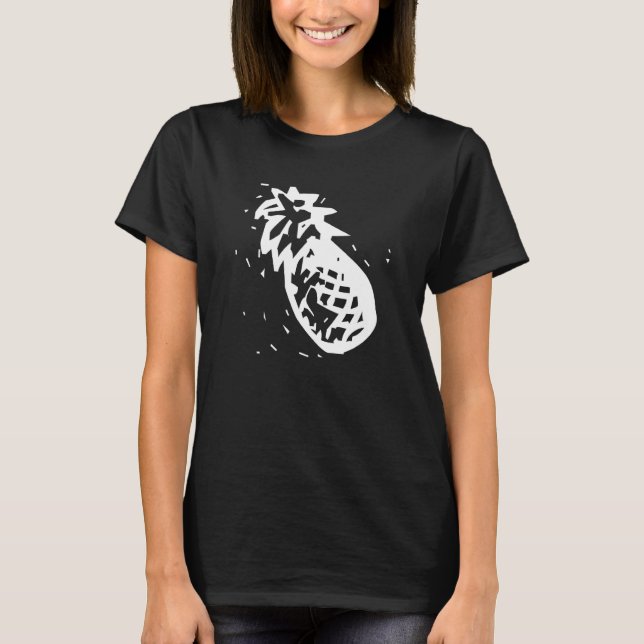 Frukt av ananas t shirt (Framsida)