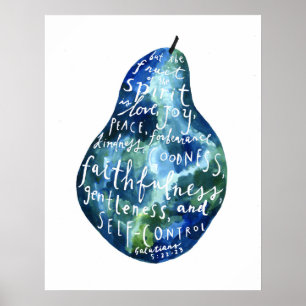 Frukt av andekonstaffischen poster