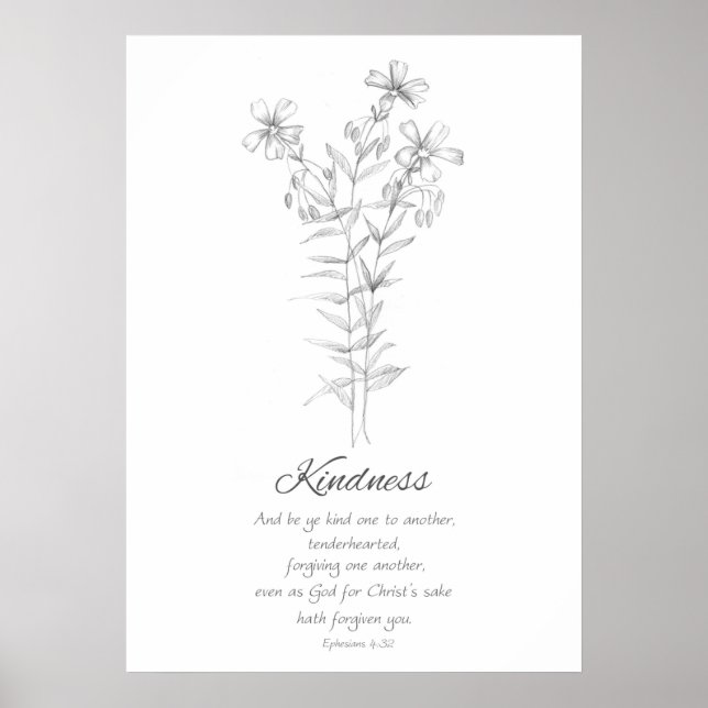Frukt av Anden Efesierbrevet 4:32 Skrift  Poster (Framsidan)
