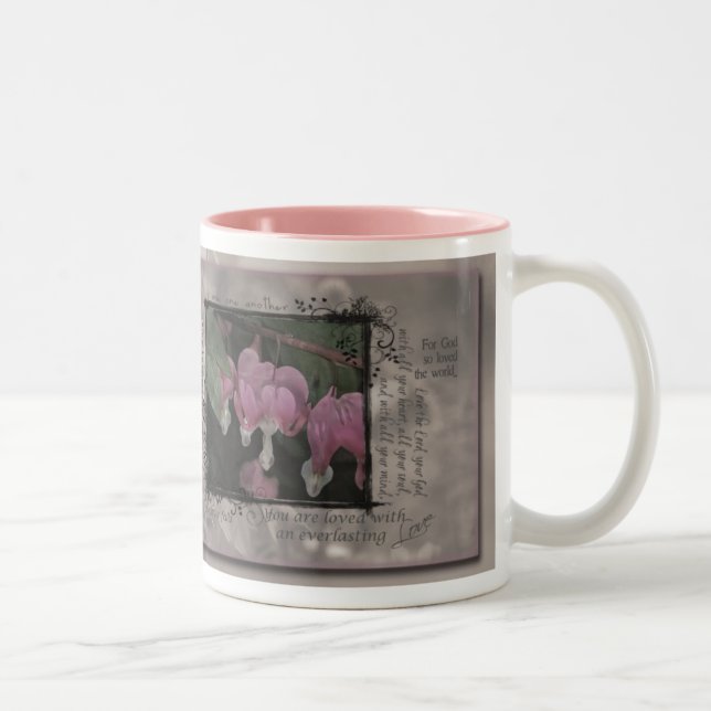 Frukt av anden--Kärlek Två-Tonad Mugg (Höger)