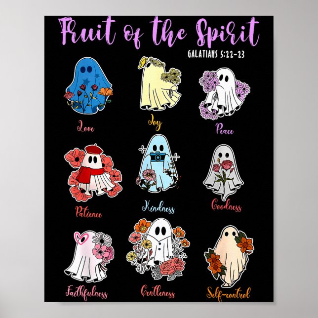 Frukt av Anden Kristna religiösa Halloween  Poster (Framsidan)
