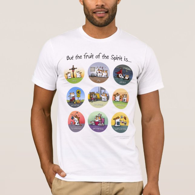 Frukt av andeskjortan (tända), t-shirt (Framsida)