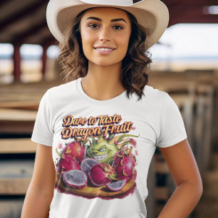 Frukt av brant Dragon med färsk frukt av Dragon T Shirt