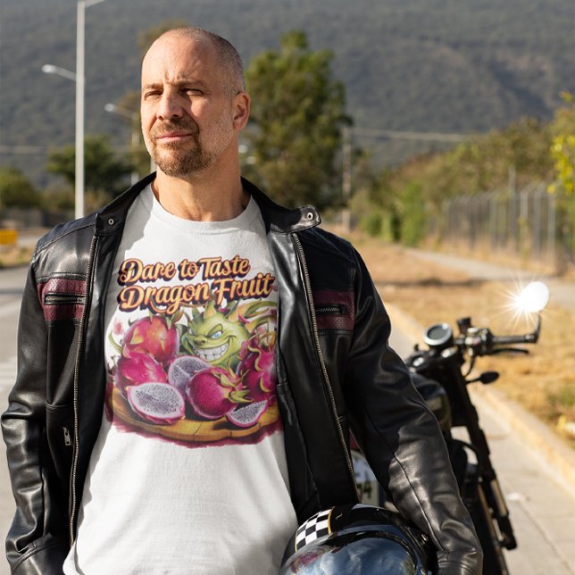 Frukt av brant Dragon med färsk frukt av Dragon T Shirt (Skapare uppladdad)