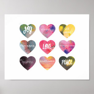 Frukt av den andliga skriften Poster väggkonst