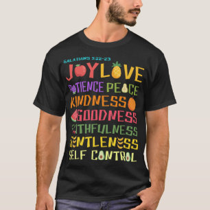 Frukt av den kristna bibelns anda t shirt