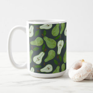 Frukt av frukten Pear mönster Kaffemugg