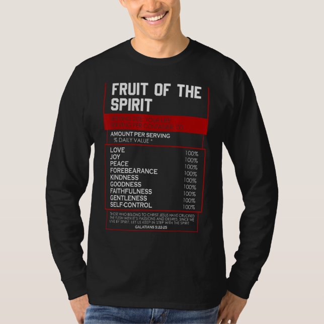 Frukt av galatianerna 522 inspirationslära Ch T Shirt (Framsida)