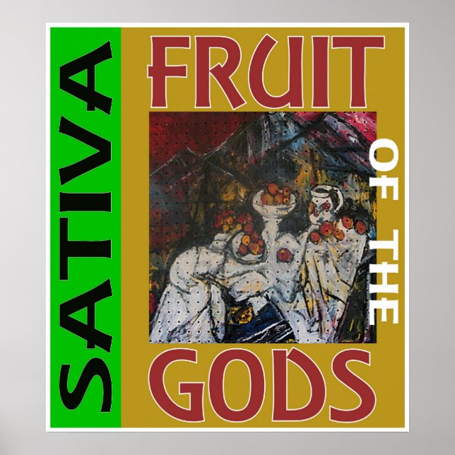 FRUKT AV GUDARNA SATIVA POSTER (Framsidan)