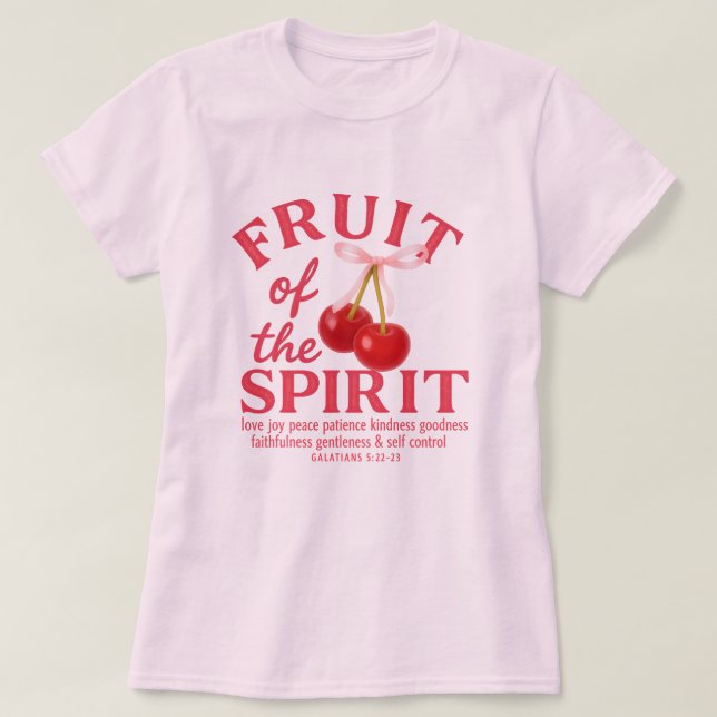 Frukt av Jesus citat T Shirt (Design framsida)