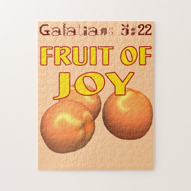Frukt av Joy Bible Citotes Anpassa den Pussel (Vertikal)