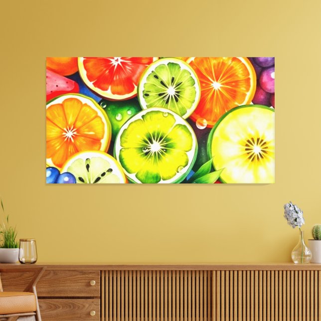 FRUKT AV LIV 8 CANVASTRYCK (Insitu (Vardagsrum))