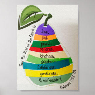 Frukt av Spirit Bild 5x7 Poster