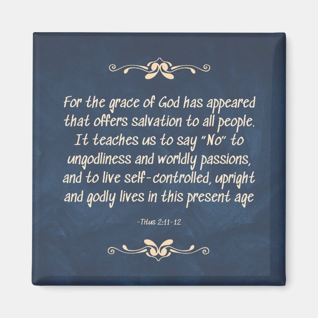 Frukt av sprit - självkontroll magnet (Framsidan)