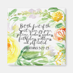 Frukt av spriten   Christian Art Magnet