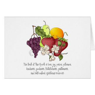 Frukt av spriten hälsningskort