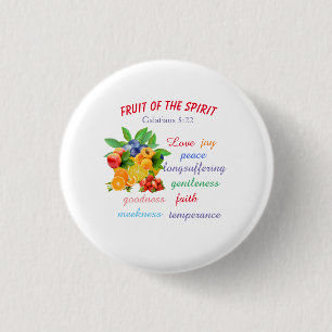 Frukt av spriten knapp