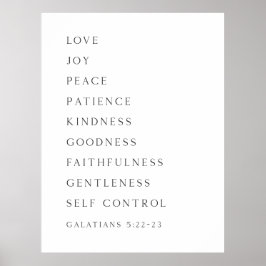 Frukt av spritkalaserna 5:22-23 Poster