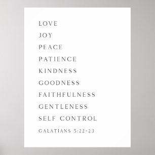 Frukt av spritkalaserna 5:22-23 Poster